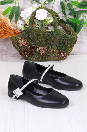 Fort 01-625 Soft Taş Toka Detaylı Rahat Kadın Babet