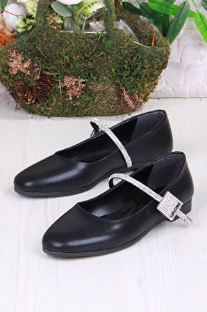 Fort 01-625 Soft Taş Toka Detaylı Rahat Kadın Babet