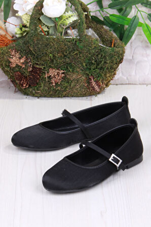 Fort 01-630 Soft Toka Detaylı Şık Ev İş Ofis Rahat Günlük Ayakkabı Kadın Babet