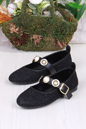 Fort 01-632 Soft Toka Detaylı Şık Ev İş Ofis Rahat Günlük Ayakkabı Kadın Babet