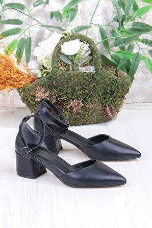 Fort 110-416 Rahat Alçak Kalın Topuklu Kadın Ayakkabı