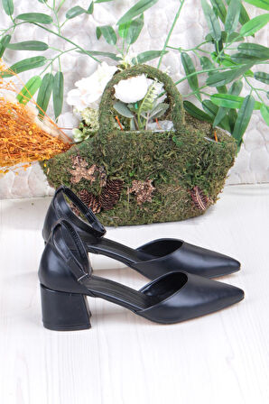 Fort 110-416 Rahat Alçak Kalın Topuklu Kadın Ayakkabı