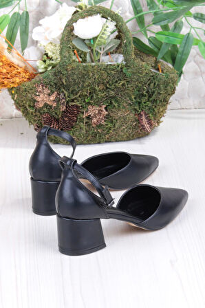 Fort 110-416 Rahat Alçak Kalın Topuklu Kadın Ayakkabı