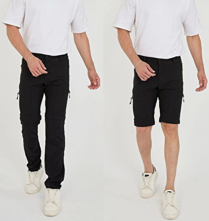 Şorta Dönüşen Likralı Yazlık Unisex Taktik Pantolon Outdoor Dönüştürülebilir Erkek Kadın Pantolon