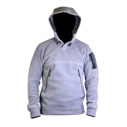 Outdoor Polar Erkek Kadın Unisex Kapşonlu Kombat Tactical Cepli Polar