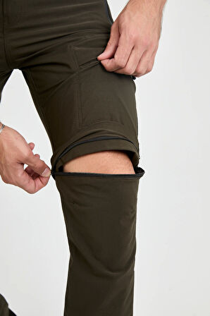 Şorta Dönüşen Likralı Yazlık Unisex Taktik Pantolon Outdoor Dönüştürülebilir Erkek Kadın Pantolon