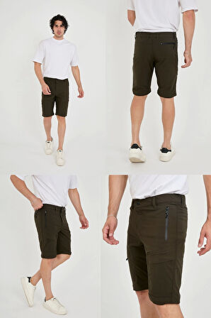 Şorta Dönüşen Likralı Yazlık Unisex Taktik Pantolon Outdoor Dönüştürülebilir Erkek Kadın Pantolon