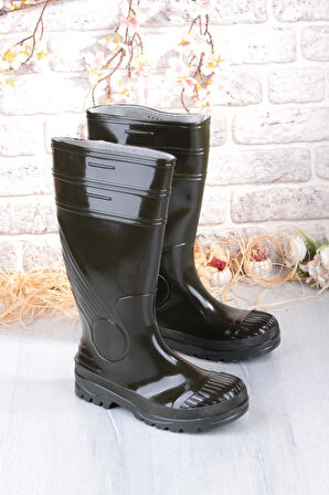 Fort 1199 Ulaş 37 Cm Uzunluk Pvc %100 Su Geçirmez Tarım Çiftçi Sulama İş Çizmesi