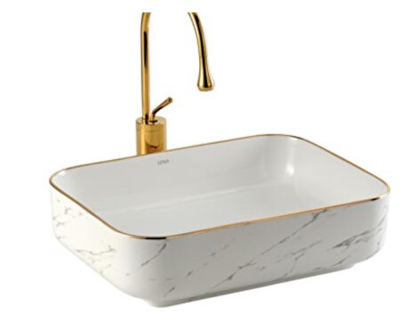 Lena Tezgah Üstü Lavabo E-4619gm