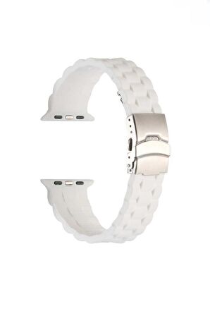 Apple Watch Ultra 49mm Renkli ​​​​KRD-72 Silikon Strap Kayış