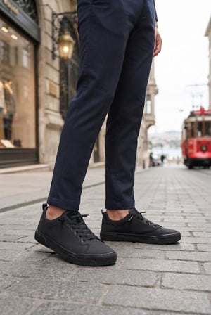 Fort Noka North Rahat Lastik Bağcıklı Sneaker Keten Erkek Ayakkabı