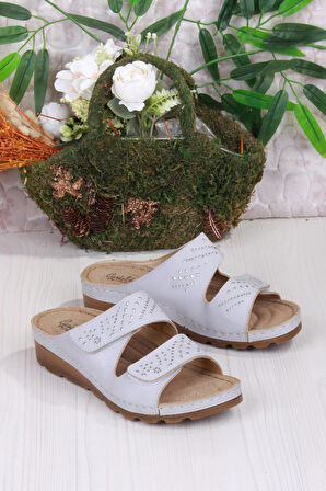 Fort 160161 Gri Rahat Esnek Anatomik Kadın Terlik