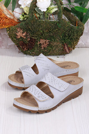 Fort 160161 Gri Rahat Esnek Anatomik Kadın Terlik