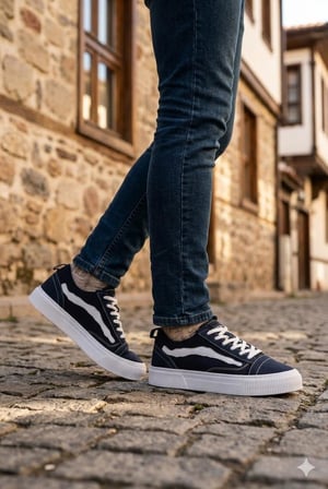 Fort Vespa Noka Rahat Anatomik Erkek Keten Ayakkabı Sneaker Ayakkabı