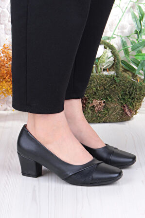 Fort 168625 Nur Rahat Esnek Alçak Topuklu Kadın Ayakkabı