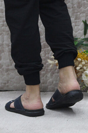 Fort 171202 Lacivert Rahat Esnek Anatomik Erkek Terlik