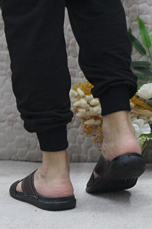 Fort 171202 Kahve Rahat Esnek Anatomik Erkek Terlik