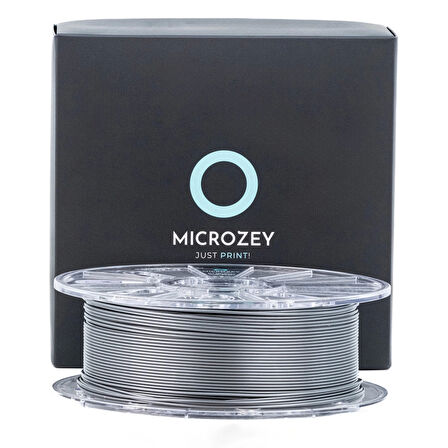 Microzey Gümüş Gri Pla Pro Hyper Speed Filament