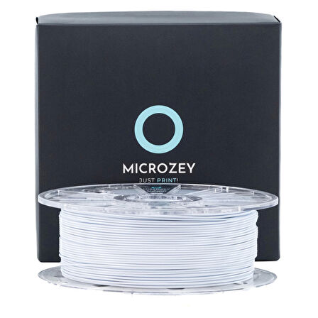 Microzey Emaye Beyaz Pla Pro Hyper Speed Filament