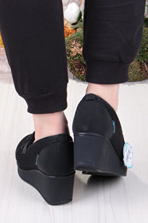 Fort King Jennifer Rahat Hafif Anatomic Insole Taban Dolgu Topuk Kadın Ayakkabı