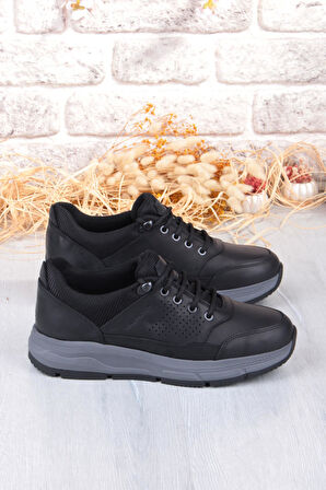 King Paolo I1287 Kruvasan Hafif Rahat Yürüyüş Ayakkabısı Hakiki Deri Erkek Ayakkabı