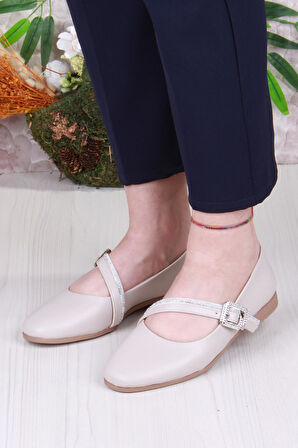 Fort 01-624 Soft Toka Detaylı Rahat Kadın Babet