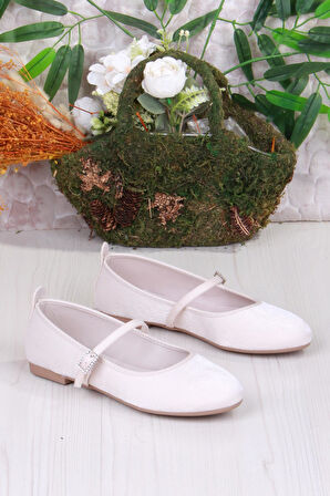 Fort 01-630 Soft Toka Detaylı Şık Ev İş Ofis Rahat Günlük Ayakkabı Kadın Babet