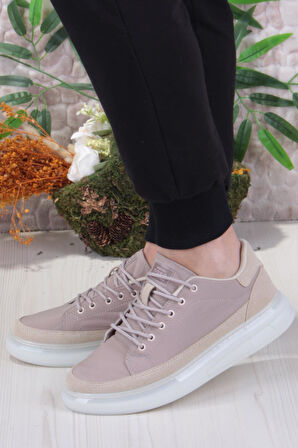 Fort Noka Oleon Rahat Memory Foam İç Taban Keten Sneaker Erkek Ayakkabı