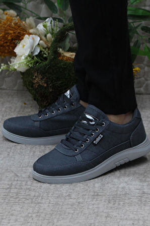 Fort Dks 2038 Füme Hafif Rahat Keten Sneaker Erkek Ayakkabı