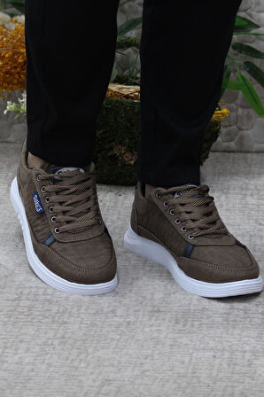 Fort Dks 2038 Vizon Hafif Rahat Keten Sneaker Erkek Ayakkabı