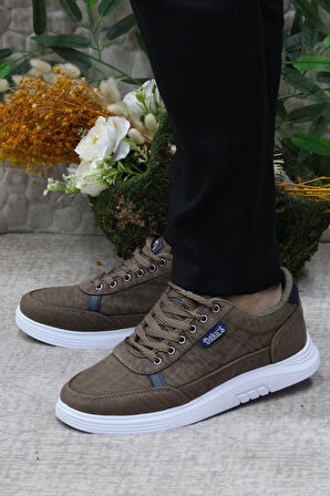 Fort Dks 2038 Vizon Hafif Rahat Keten Sneaker Erkek Ayakkabı