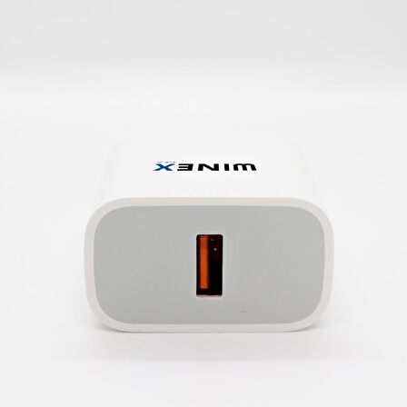 Global UsbA to Type-C 18W Quick Charger 3.0 Ultra Hızlı Kablolu Ev Tipi Şarj Aleti