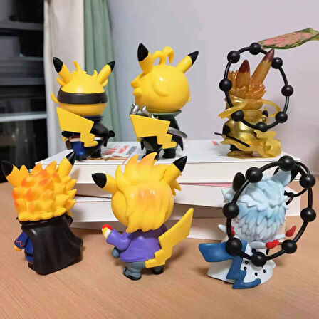 Pokemon Pikachu Kawaii Naruto Anime Karakter 9cm Figür Biblo naruto0014