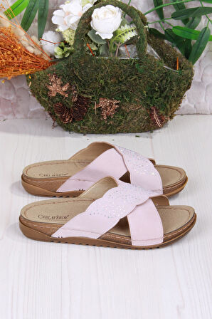 Fort 213625 Pudra Rahat Esnek Anatomik Kadın Terlik