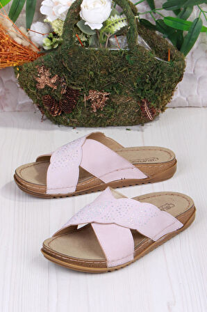 Fort 213625 Pudra Rahat Esnek Anatomik Kadın Terlik