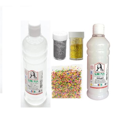 Slime Yapma Seti Şeffaf Renk Südor Hazır Slime Yapma Seti Renk Boya Sim Köpük Slime Paketi