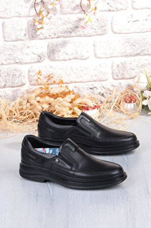 James Franco 2215 Micro Klima Sistem Hakiki Deri Kauçuk Taban Erkek Ayakkabı