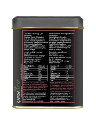 Sabah Işığı Çayı 30g