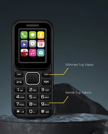 Kamerasız Tuşlu Telefon Asker Telefonu Radyo Mp3 Fenerli Bluetooth Yaşlı Telefonu Öğrenci Telefonu
