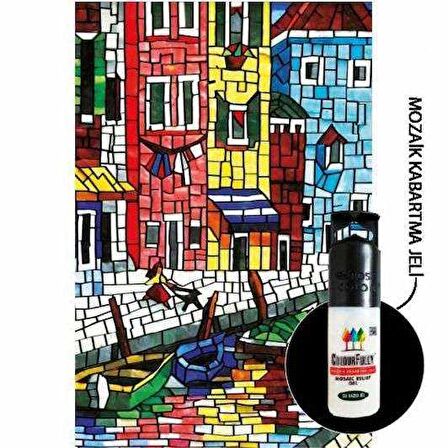 Kumtoys Jel Mozaik Kabartma Sanatı 30x40cm Moziyik Mosaic Kabartma