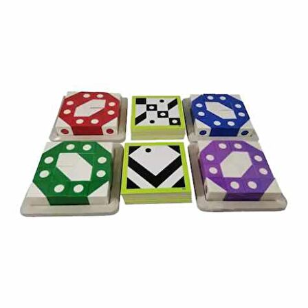 HED Magic Cube Oyunu Q bitz Görsel Beceri Küpleri Dikkat Zeka ve Akıl Oyunu