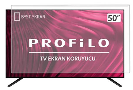 PROFİLO 50PA515ESG TV EKRAN KORUYUCU - Profilo 50" inç Kırılmaz Ekran Koruyucu