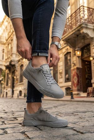 Fort Noka North Rahat Lastik Bağcıklı Sneaker Keten Erkek Ayakkabı