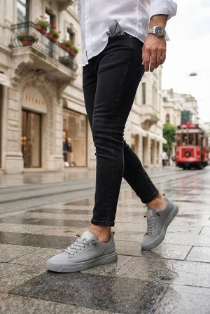 Fort Noka North Rahat Lastik Bağcıklı Sneaker Keten Erkek Ayakkabı