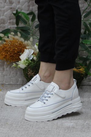 Fort Guja 24Y314-8 News Fashion Gizli Dolgu Topuk Sneaker Kadın Ayakkabı
