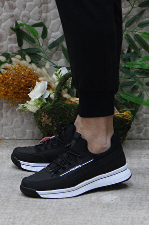 Fort 2649 Wks 2629 Siyah Beyaz Anatomik Rahat Sneaker Erkek Ayakkabı