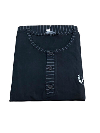 Pijadore Erkek %100 Pamuk Süprem Mevsimlik Uzun Kollu Pijama Takımı 1931