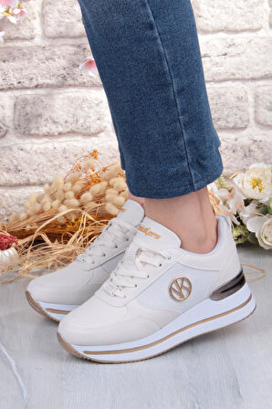 Fort 2927 Wks Rahat Hafif Kalın Taban Kadın Spor Ayakkabı