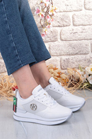 Fort 2927 Wks Rahat Hafif Kalın Taban Kadın Spor Ayakkabı