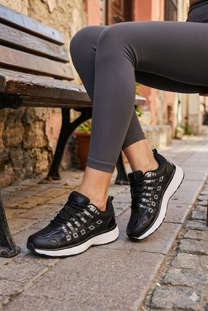 Fort 391 Flet Rahat Esnek Yürüyüş Koşu Ayakkabısı Kadın Spor Ayakkabı